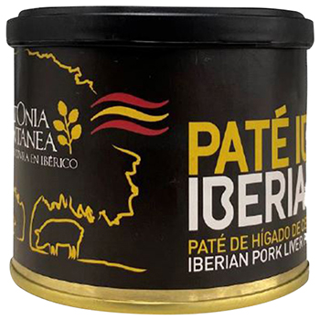 【FOOD de WINE】ヴェットニアモン イベリコ豚レバーパテ缶 200g / 富士貿易(VETTONIA MONTANEA IBERIAN PORK PATE)